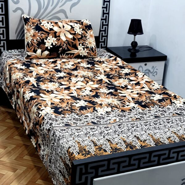 3D-Crystal Cotton Single Bed Deluxe Set