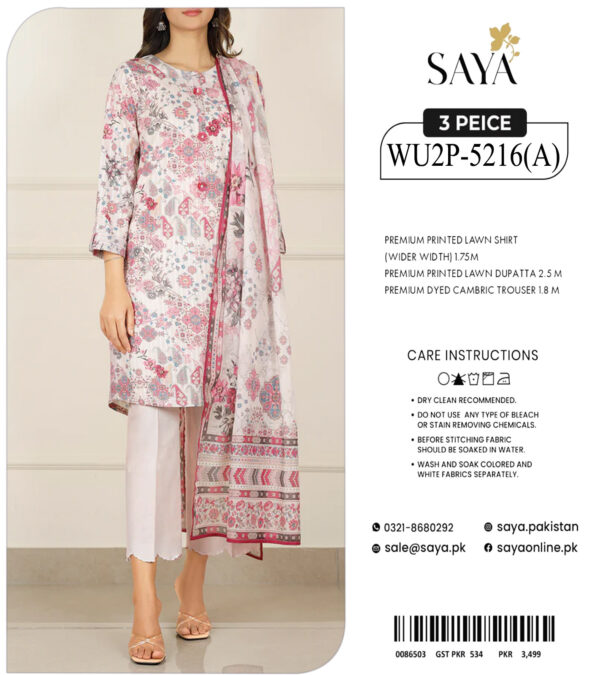 Saya brand 3pc Summer  Collection